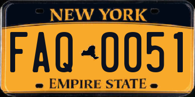 NY license plate FAQ0051
