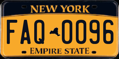 NY license plate FAQ0096
