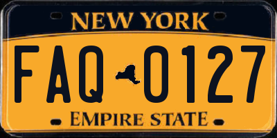 NY license plate FAQ0127