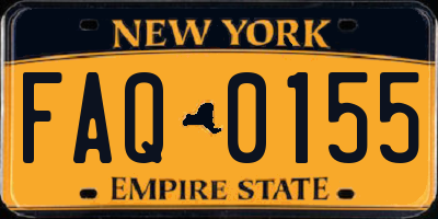 NY license plate FAQ0155