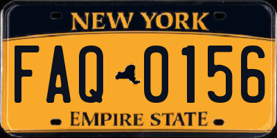NY license plate FAQ0156