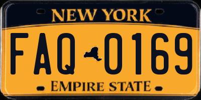NY license plate FAQ0169