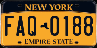 NY license plate FAQ0188