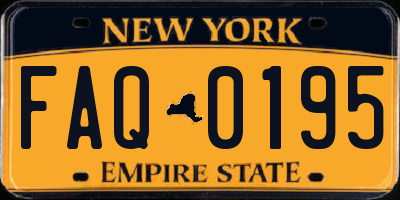 NY license plate FAQ0195