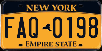 NY license plate FAQ0198