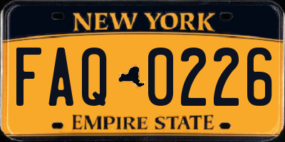 NY license plate FAQ0226