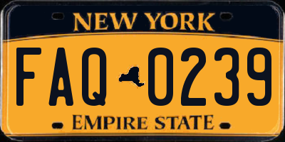 NY license plate FAQ0239