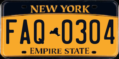 NY license plate FAQ0304