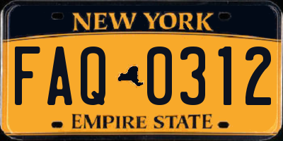 NY license plate FAQ0312