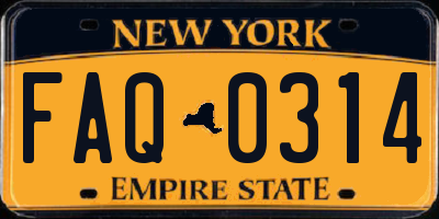 NY license plate FAQ0314