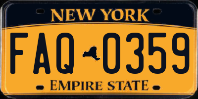 NY license plate FAQ0359