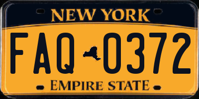 NY license plate FAQ0372