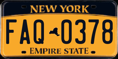 NY license plate FAQ0378