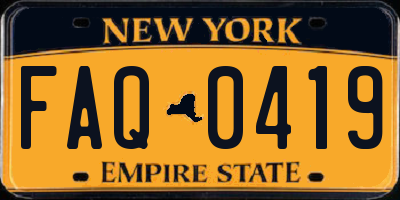 NY license plate FAQ0419