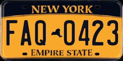 NY license plate FAQ0423