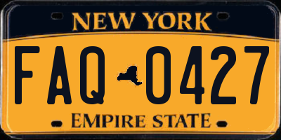 NY license plate FAQ0427