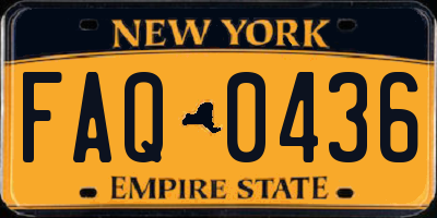 NY license plate FAQ0436