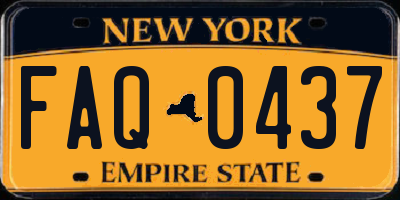 NY license plate FAQ0437