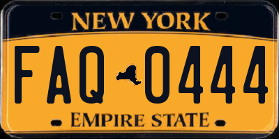 NY license plate FAQ0444