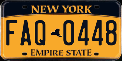 NY license plate FAQ0448