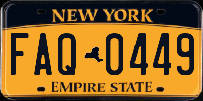 NY license plate FAQ0449