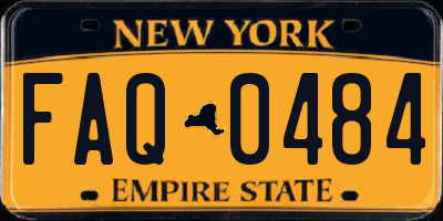 NY license plate FAQ0484