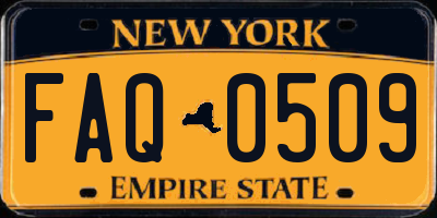 NY license plate FAQ0509