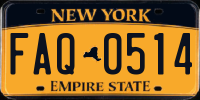 NY license plate FAQ0514