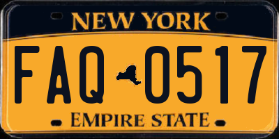 NY license plate FAQ0517