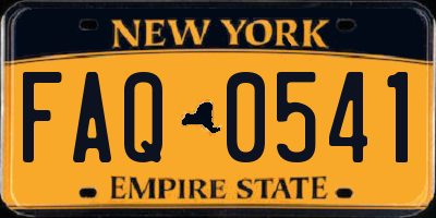 NY license plate FAQ0541
