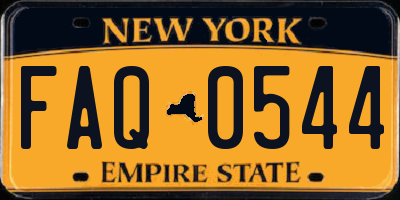 NY license plate FAQ0544