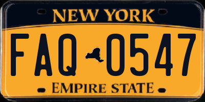 NY license plate FAQ0547