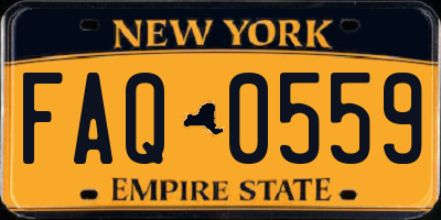 NY license plate FAQ0559