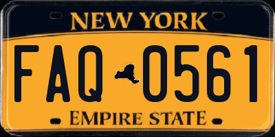 NY license plate FAQ0561