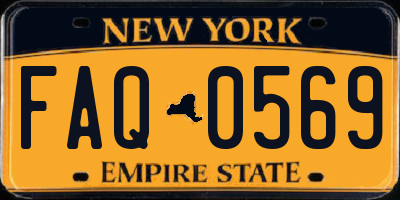 NY license plate FAQ0569