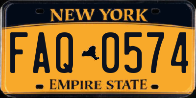 NY license plate FAQ0574