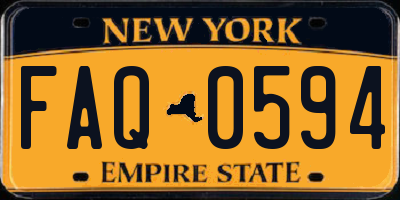 NY license plate FAQ0594