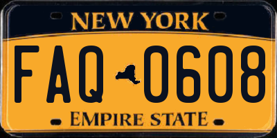 NY license plate FAQ0608