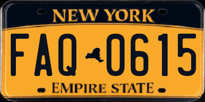 NY license plate FAQ0615