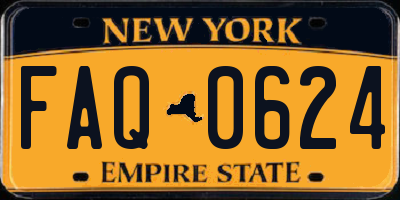 NY license plate FAQ0624