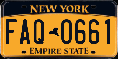 NY license plate FAQ0661
