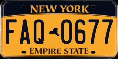 NY license plate FAQ0677