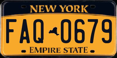 NY license plate FAQ0679