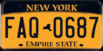 NY license plate FAQ0687