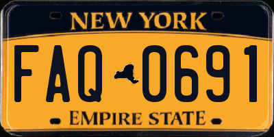 NY license plate FAQ0691