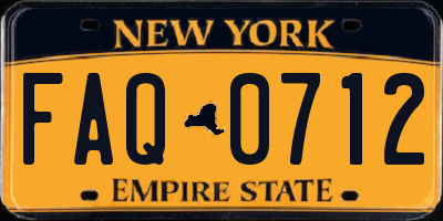NY license plate FAQ0712