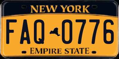 NY license plate FAQ0776