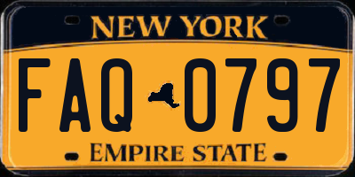 NY license plate FAQ0797