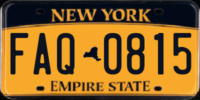 NY license plate FAQ0815