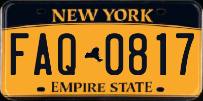 NY license plate FAQ0817